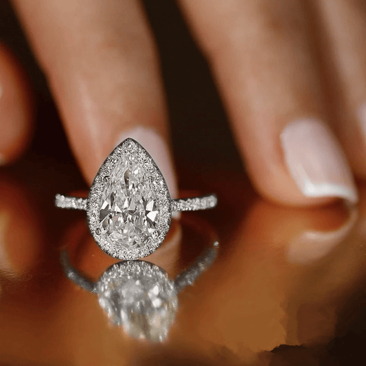Bague en forme de poire Talia