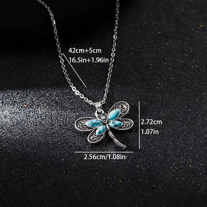 Collier Pendentif Argent Rêves de Libellule