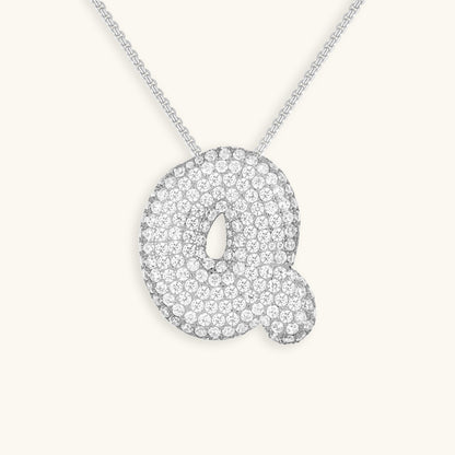 Collier initiale avec bulles Hailey