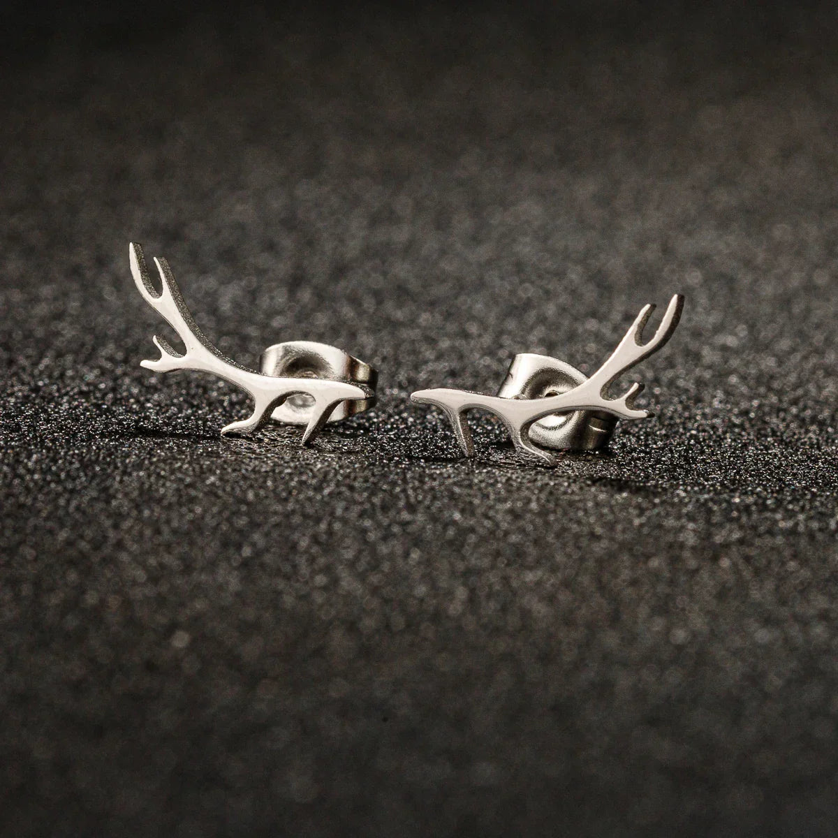 Boucles d'oreilles Fines Bois de Cerf