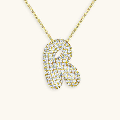 Collier initiale avec bulles Hailey