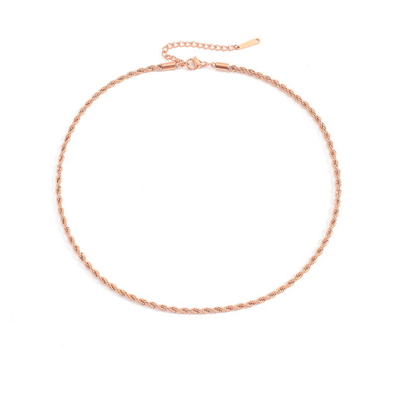 Collier chaîne tressée Olivia