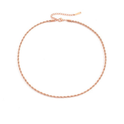 Collier chaîne tressée Olivia