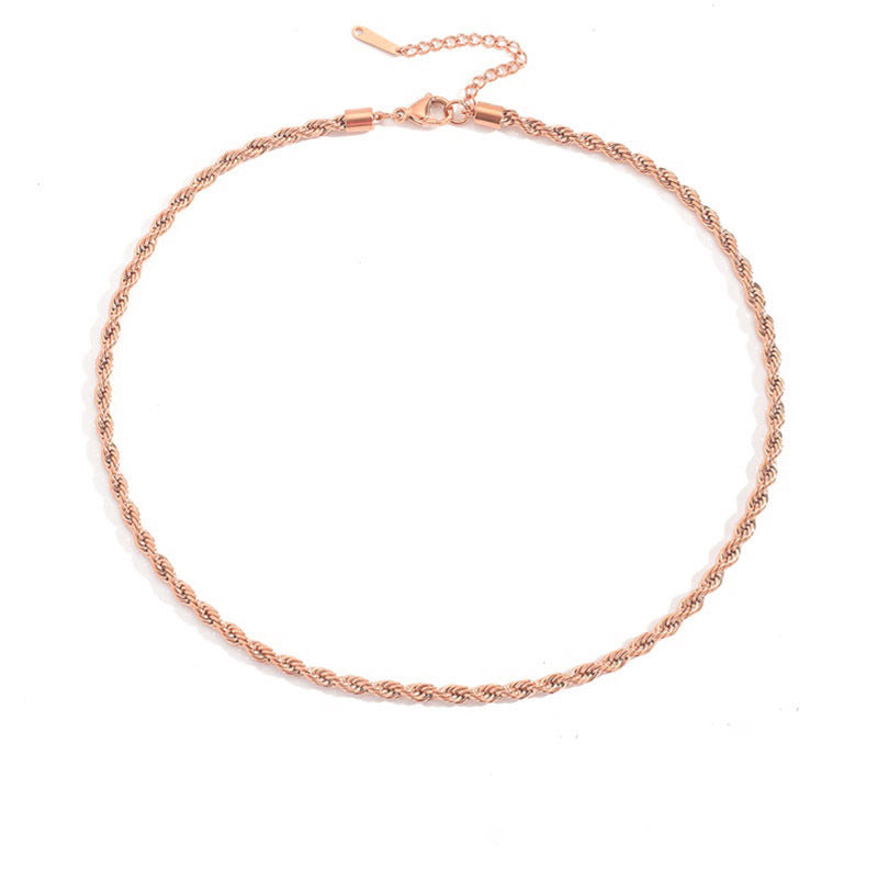 Collier chaîne tressée Olivia