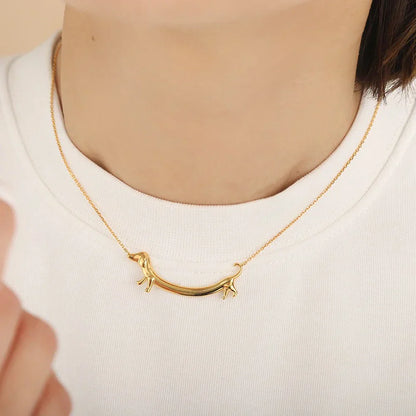 Collier Teckel Ton Or
