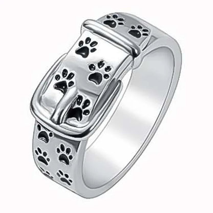 Bague Collier Chien Inspirée Mignonne et Style