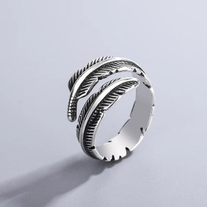 Plume d'un Ange - Bague Commémorative Réglable