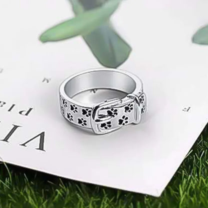Bague Collier Chien Inspirée Mignonne et Style