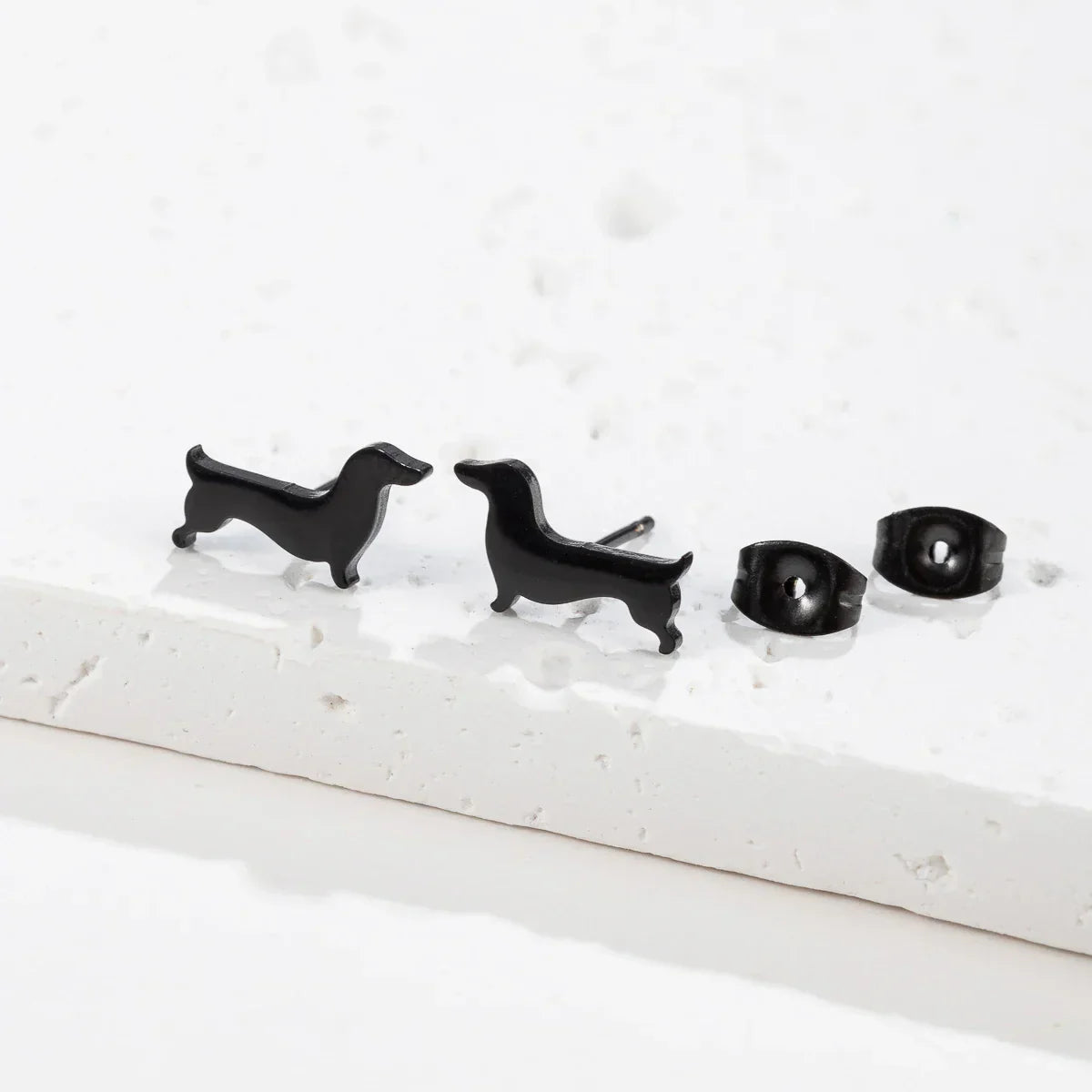 Boucles d'oreilles Fines Teckel