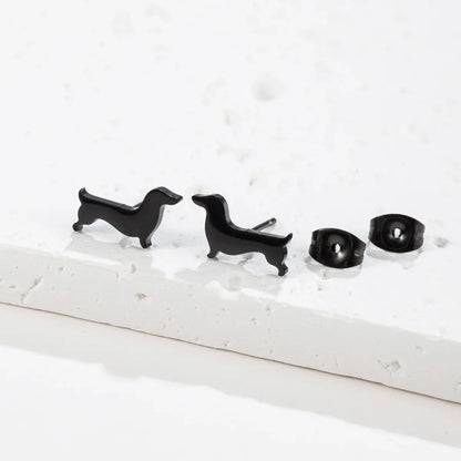 Boucles d'oreilles Fines Teckel