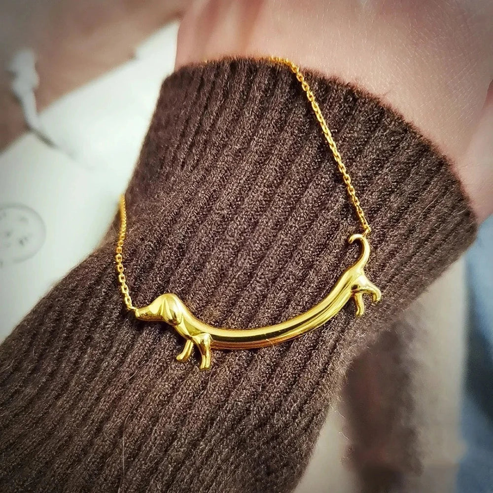 Collier Teckel Ton Or