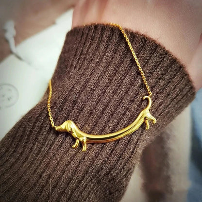 Collier Teckel Ton Or