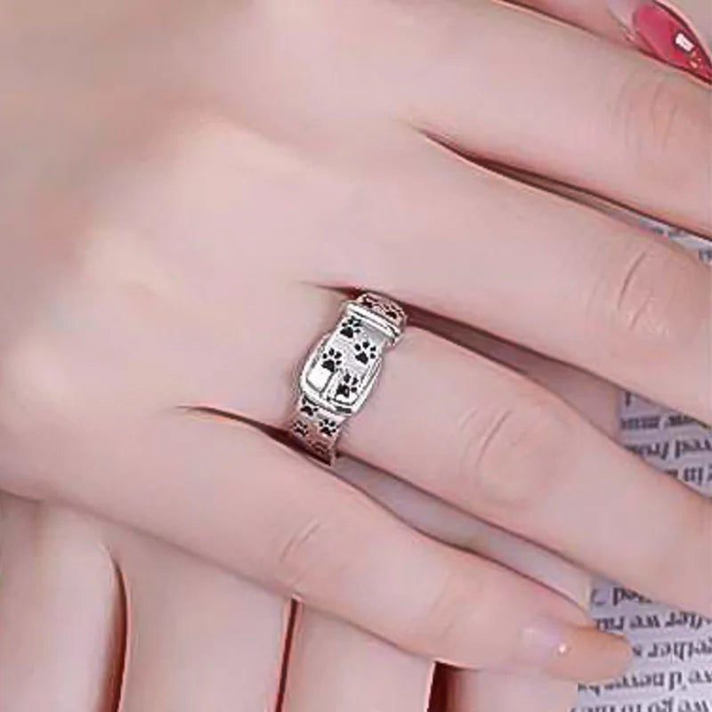 Bague Collier Chien Inspirée Mignonne et Style