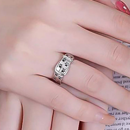 Bague Collier Chien Inspirée Mignonne et Style