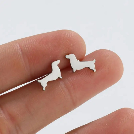 Boucles d'oreilles Fines Teckel