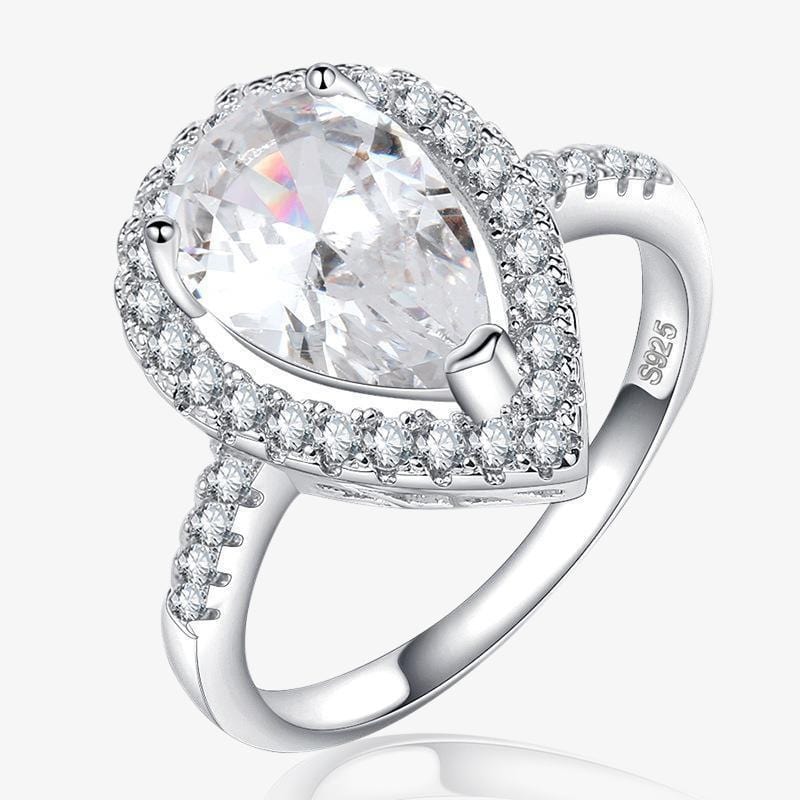 Bague en forme de poire Talia