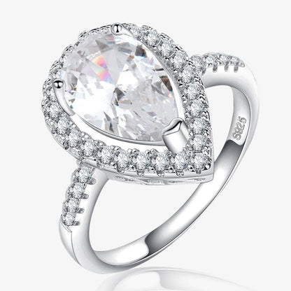 Bague en forme de poire Talia