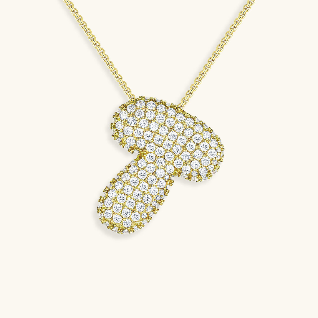 Collier initiale avec bulles Hailey