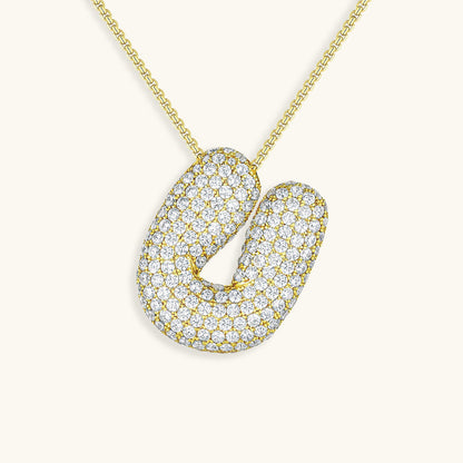 Collier initiale avec bulles Hailey