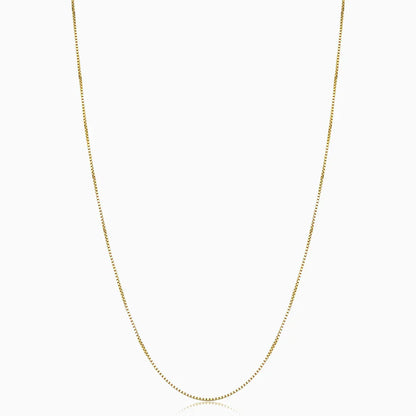 Collier Bodega Box | Or Blanc