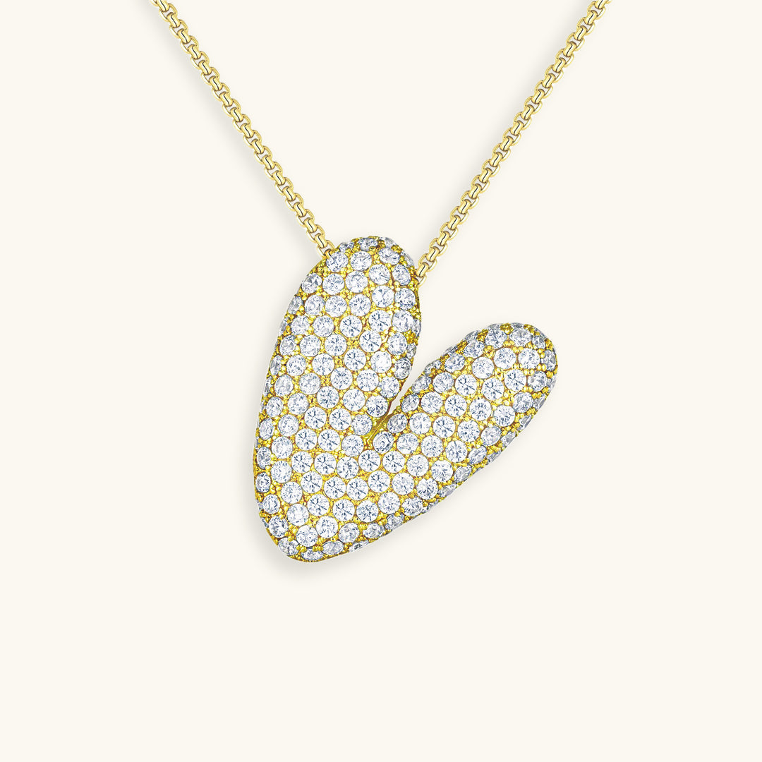 Collier initiale avec bulles Hailey