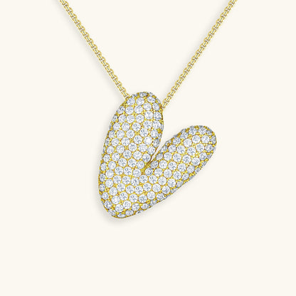 Collier initiale avec bulles Hailey