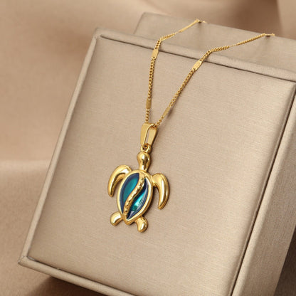 Collier Dauphin Rêves Océan Bleu