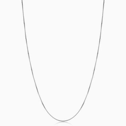 Collier Bodega Box | Or Blanc
