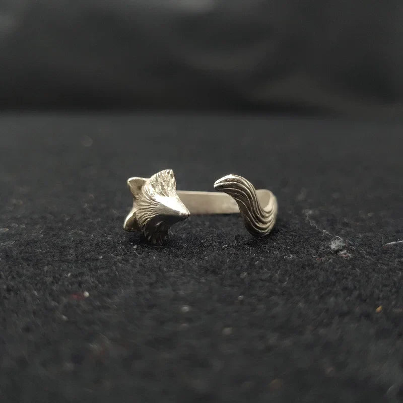 Bague Renard Argent pour Femme