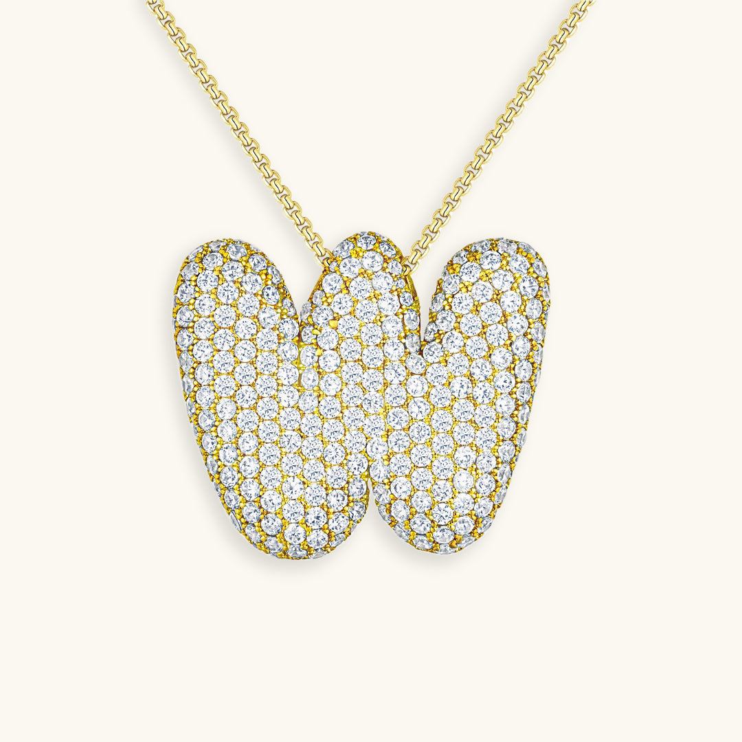 Collier initiale avec bulles Hailey