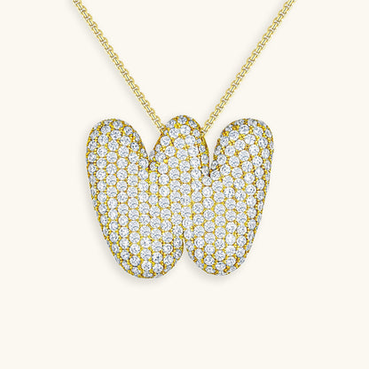 Collier initiale avec bulles Hailey