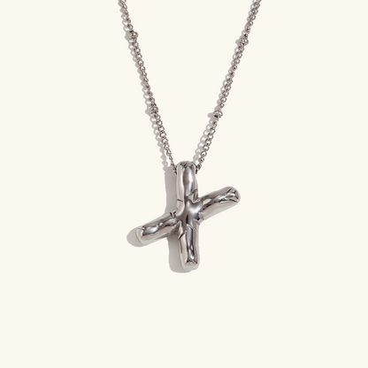 Collier personnalisé initiale avec bulles
