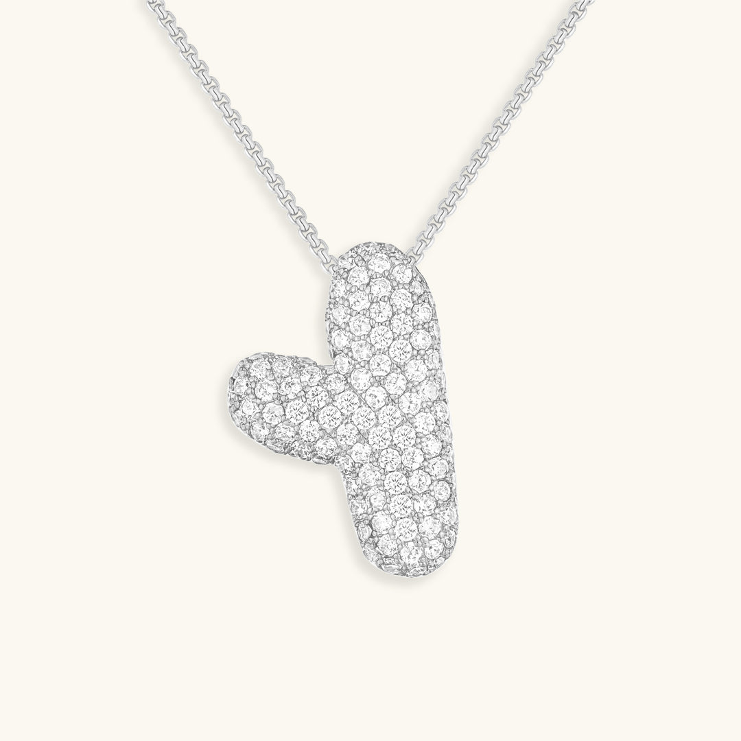 Collier initiale avec bulles Hailey