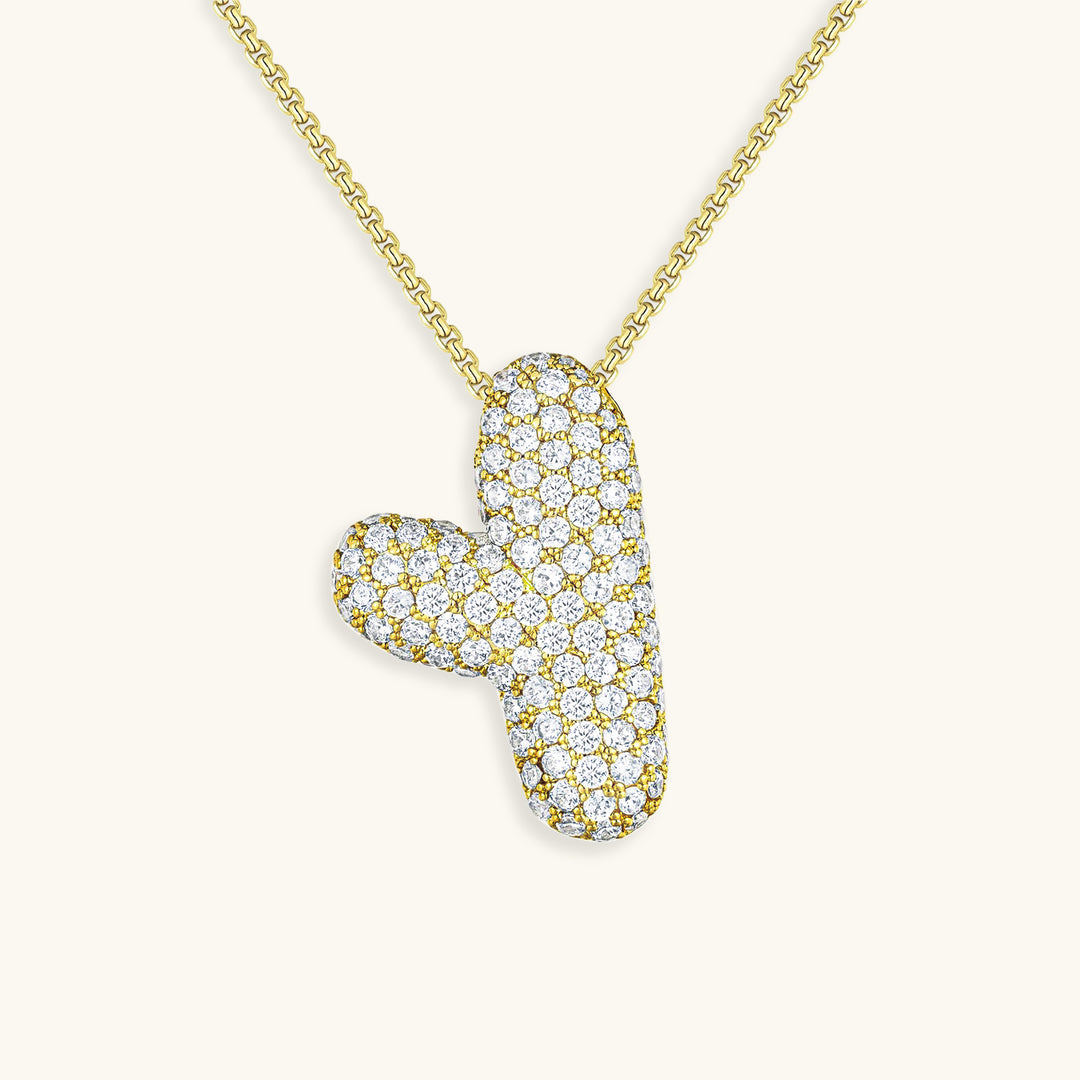 Collier initiale avec bulles Hailey