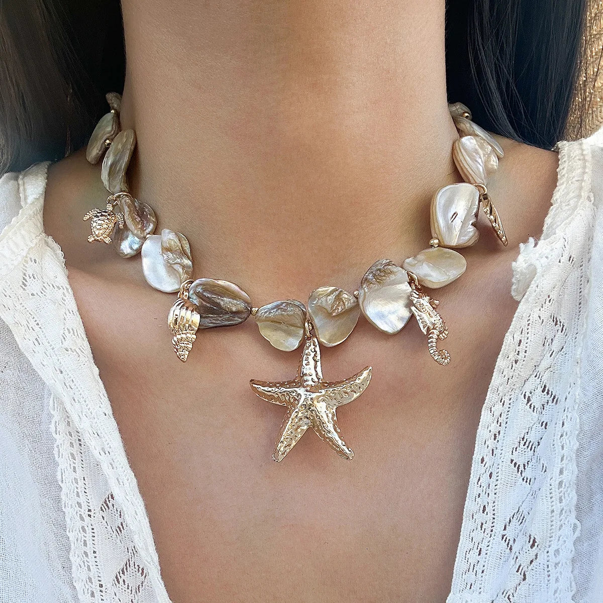 Collier Rêves Océan Bleu