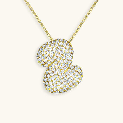 Collier initiale avec bulles Hailey