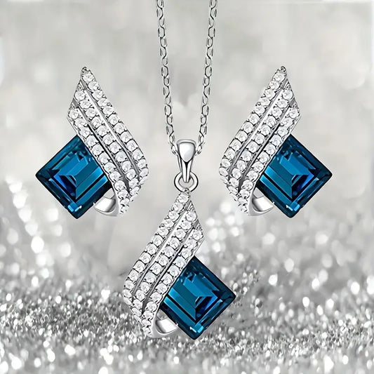 Parure de bijoux Brienne Solazure | Or Blanc
