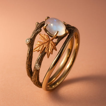 Bague Pierre de Lune Nature