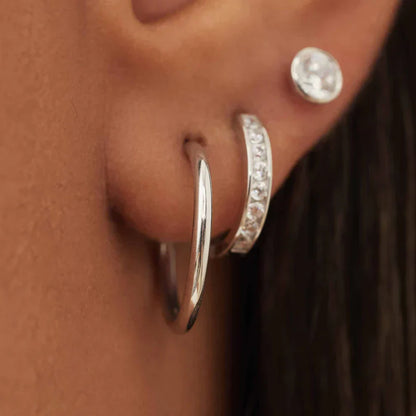 Boucles d'oreilles Noemie Sorel | Or Blanc