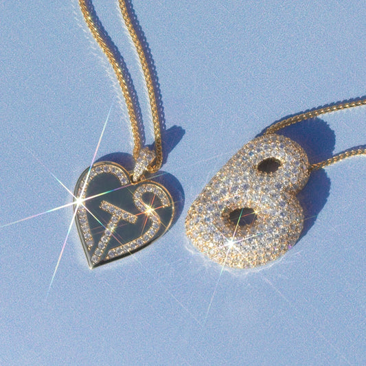 Collier initiale avec bulles Hailey