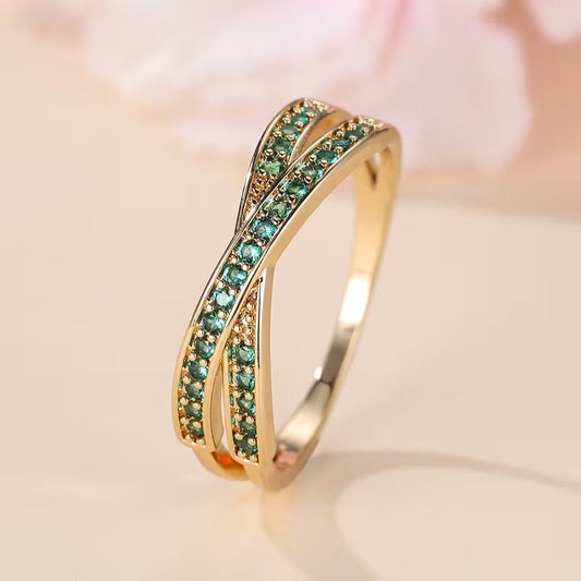 Bague Emerald Flow | Or