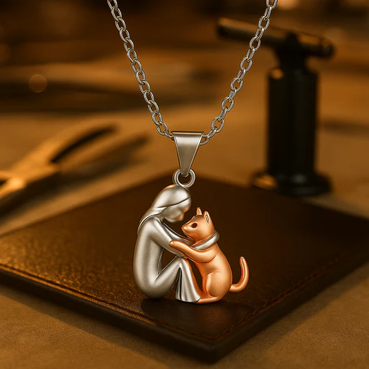 Collier Pendentif Câlin Chat