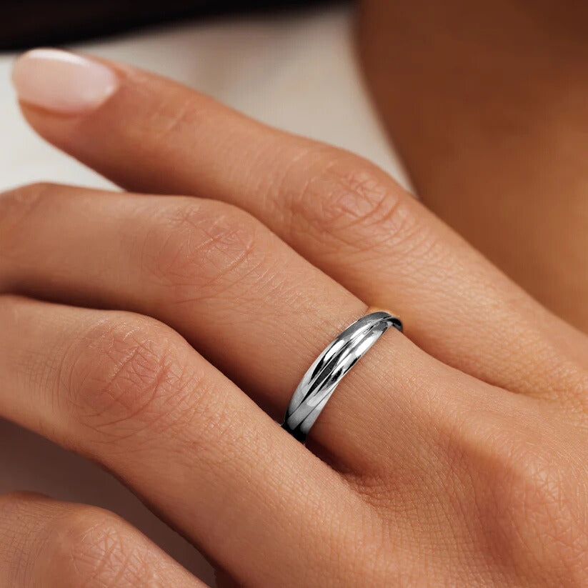 Bague Lena Trielle | Or Blanc