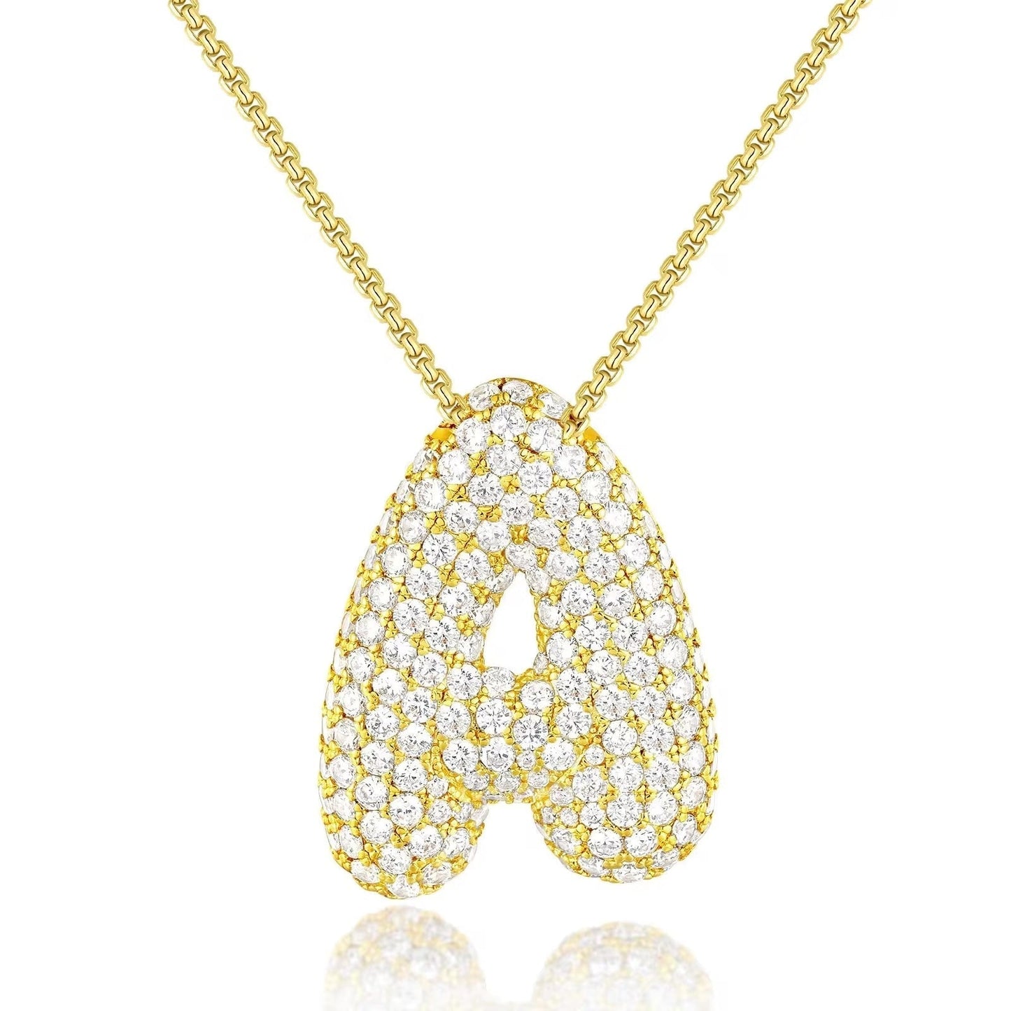 Collier initiale avec bulles Hailey