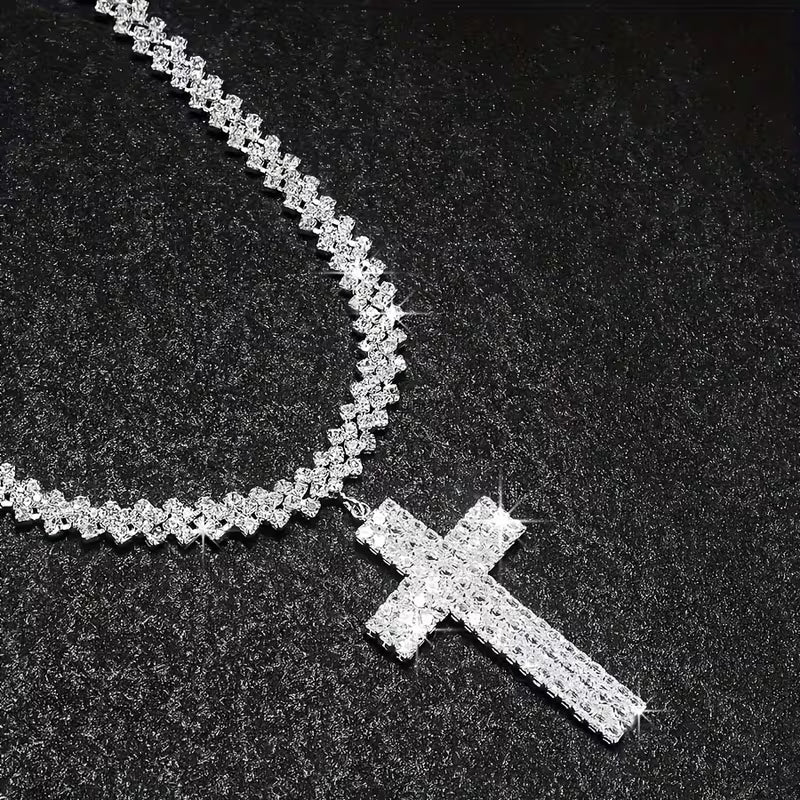 Collier multicouches à strass