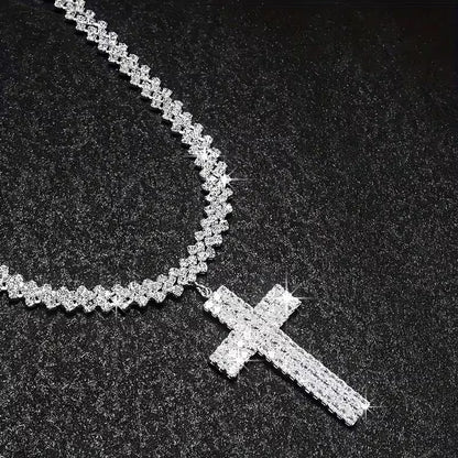 Collier multicouches à strass