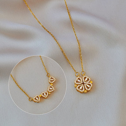 Collier Trèfle à Quatre Feuilles de l'Amour