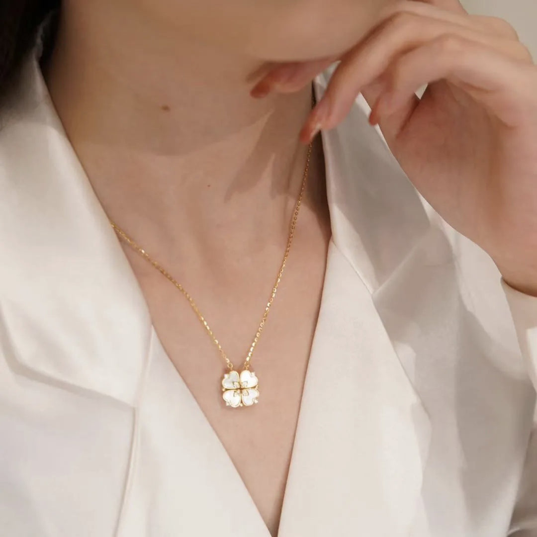 Collier musical trèfle