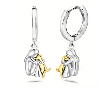 Collier Pendentif Câlin avec Boucles d'oreilles Offertes – Offre à Durée Limitée