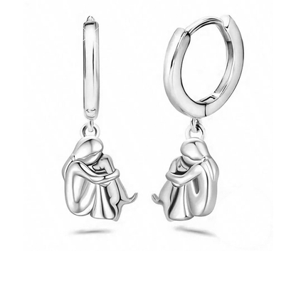 Collier Pendentif Câlin avec Boucles d'oreilles Offertes – Offre à Durée Limitée